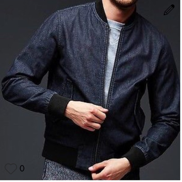 GAP Other - Denim Bomber Jacket