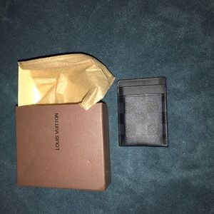 Louis Vuitton money clip/ card holder