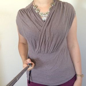 Anthropologie wrap blouse | size large