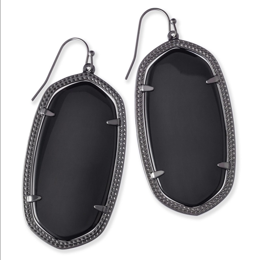 Kendra Scott Danielle Gunmetal Earrings