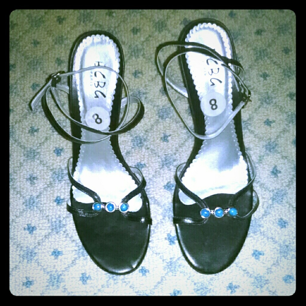 BCBG Max Azaria leather sexy shoes