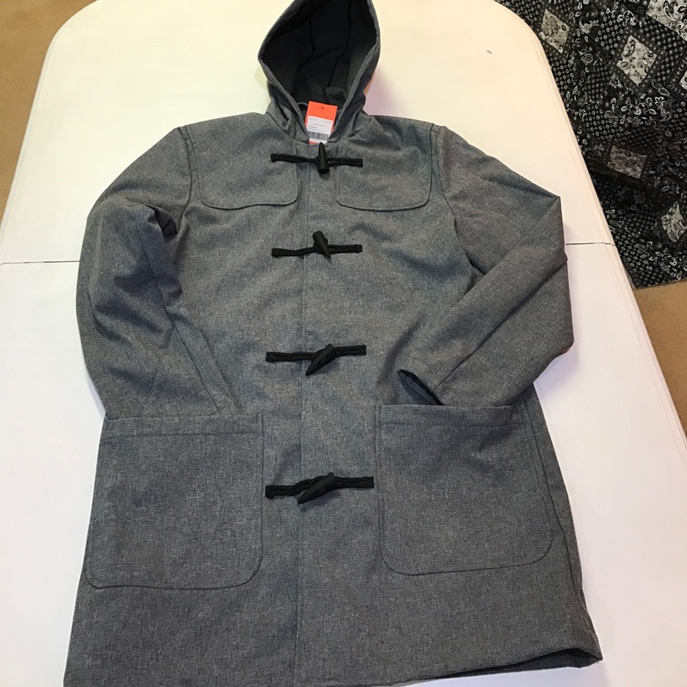 NWT duffle grey coat