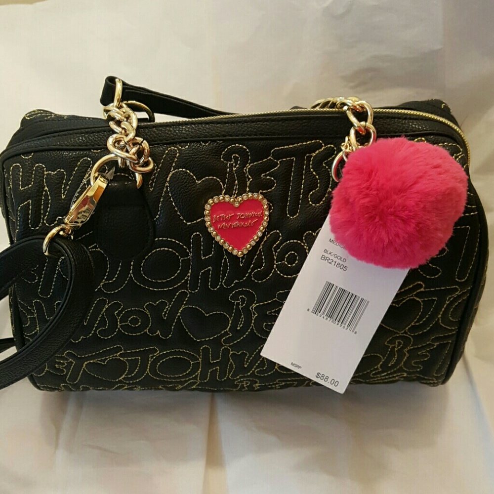 Betsey Johnson medium satchel "Brand New"