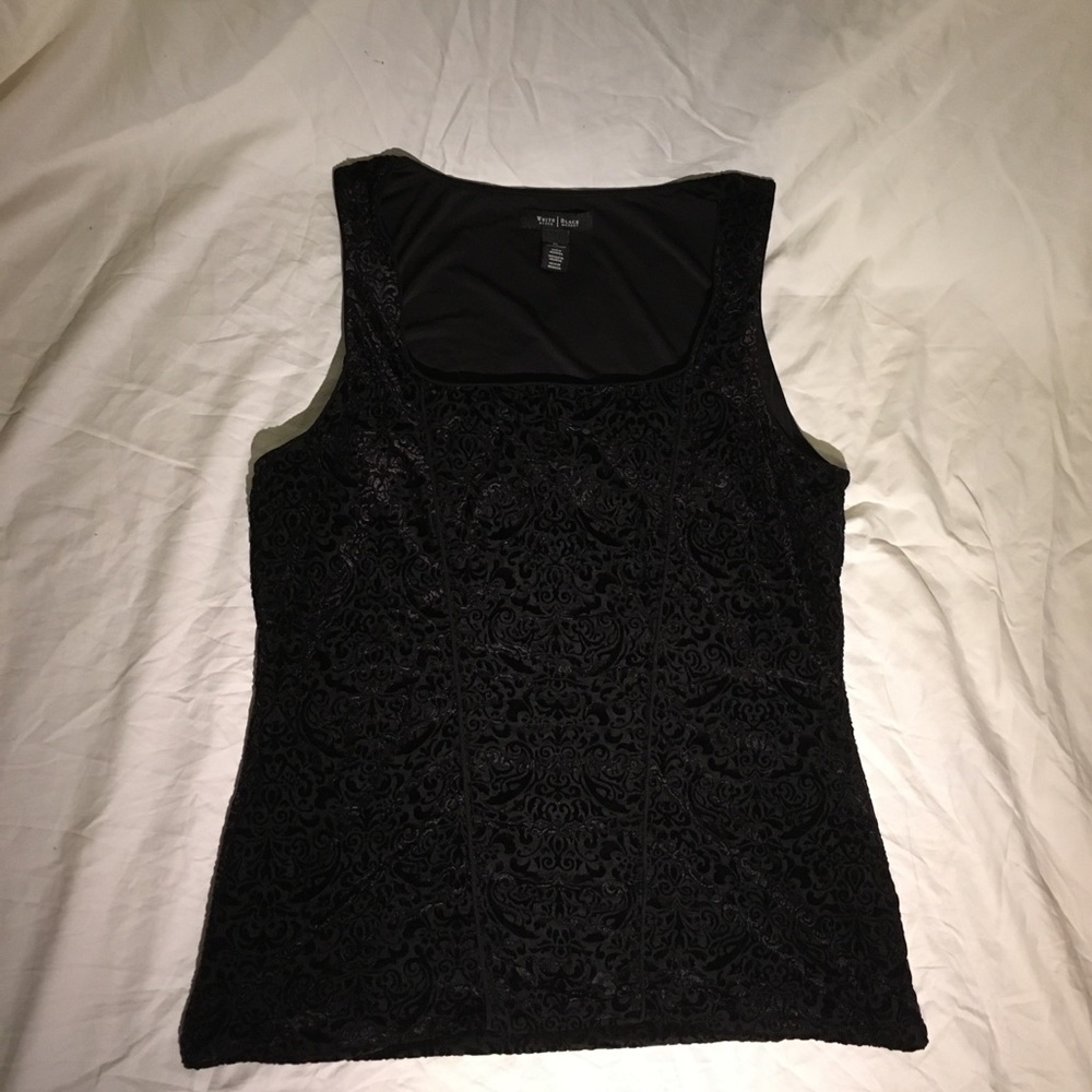 Black Velour Camisole
