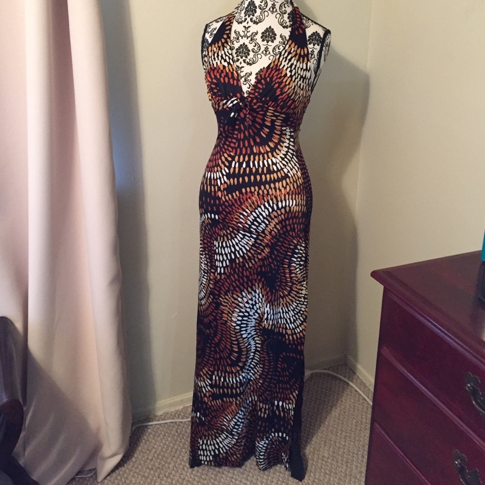 DeWeese Designs LA Vintage 70s Swim Material Dress