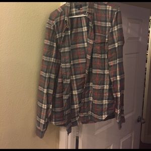 J Crew plaid shirt
