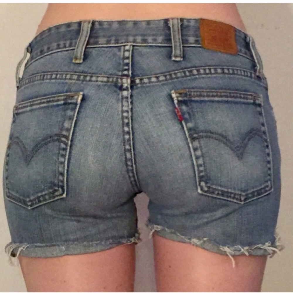 Levi's cut off shorts
