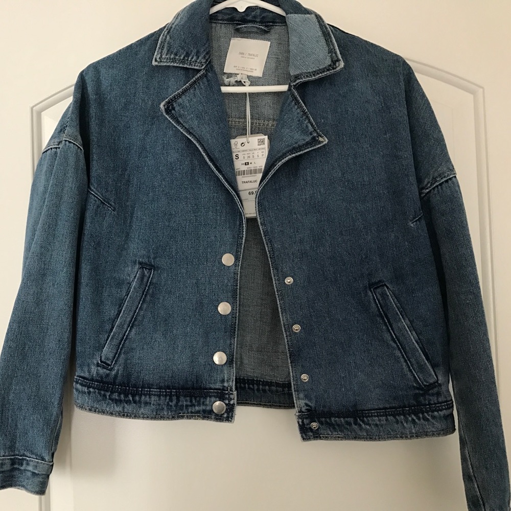{Zara} denim jacket