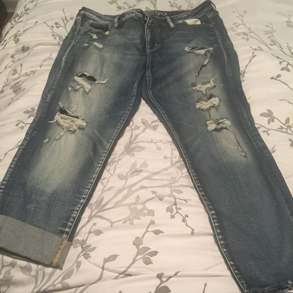 American eagle crop jeans