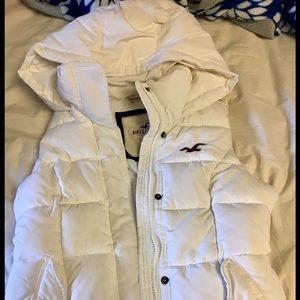 Holister Down Puffy Vest w Hood