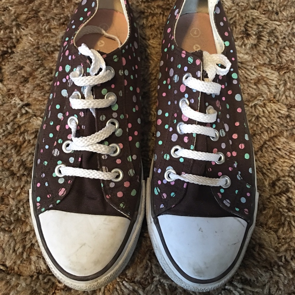 Polka dot Converse look a likes.