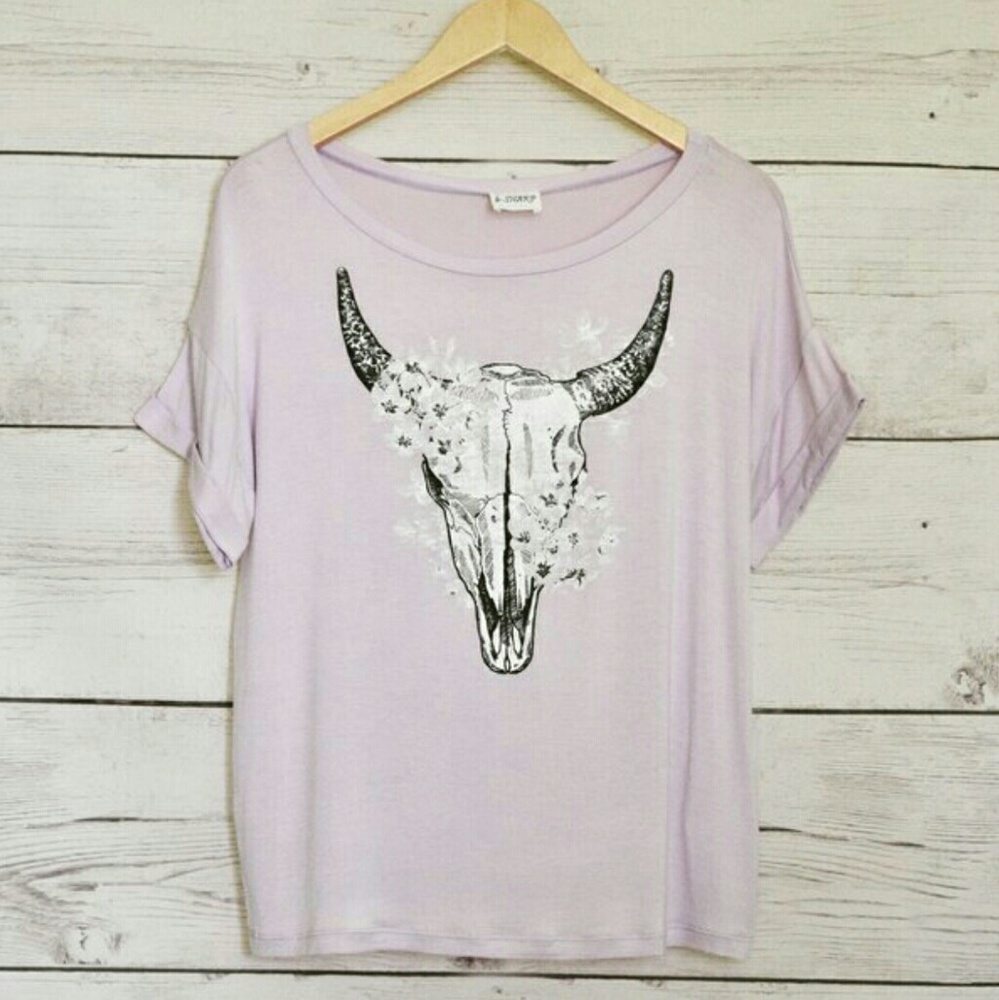 🐄Floral Cow Tee🐄