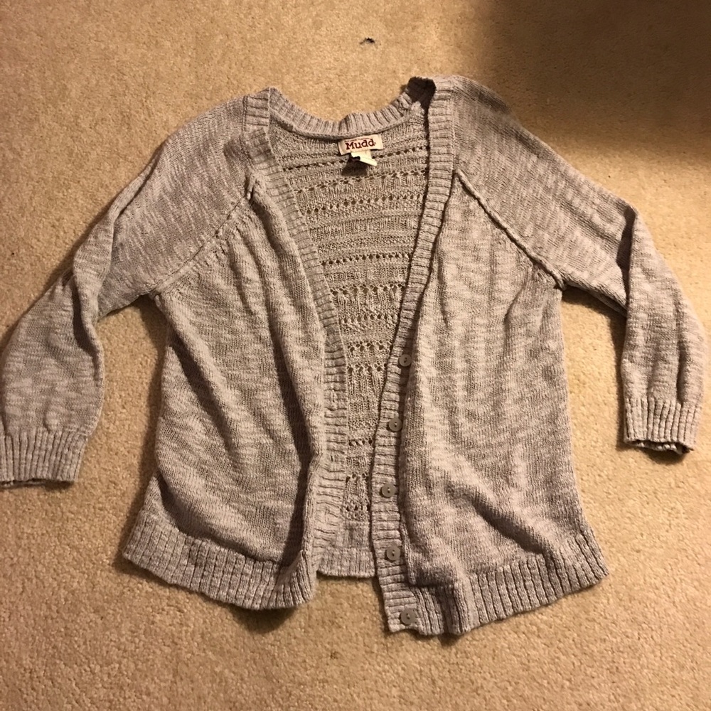 Grey cardigan