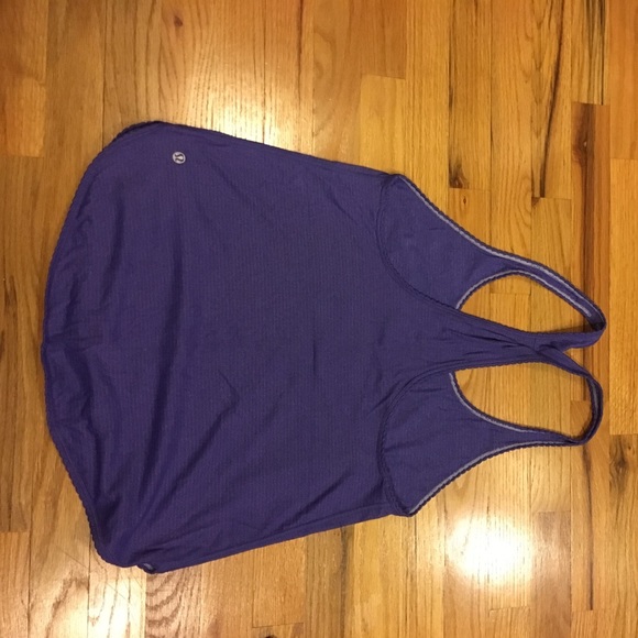 lululemon athletica Tops - Bright purple lululemon athletic top, loose fit