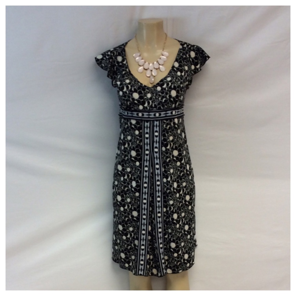 MAX EDITION ABSTRACT DESIGN DRESS - Picture 2 of 8