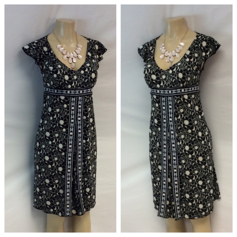 MAX EDITION ABSTRACT DESIGN DRESS - Picture 4 of 8