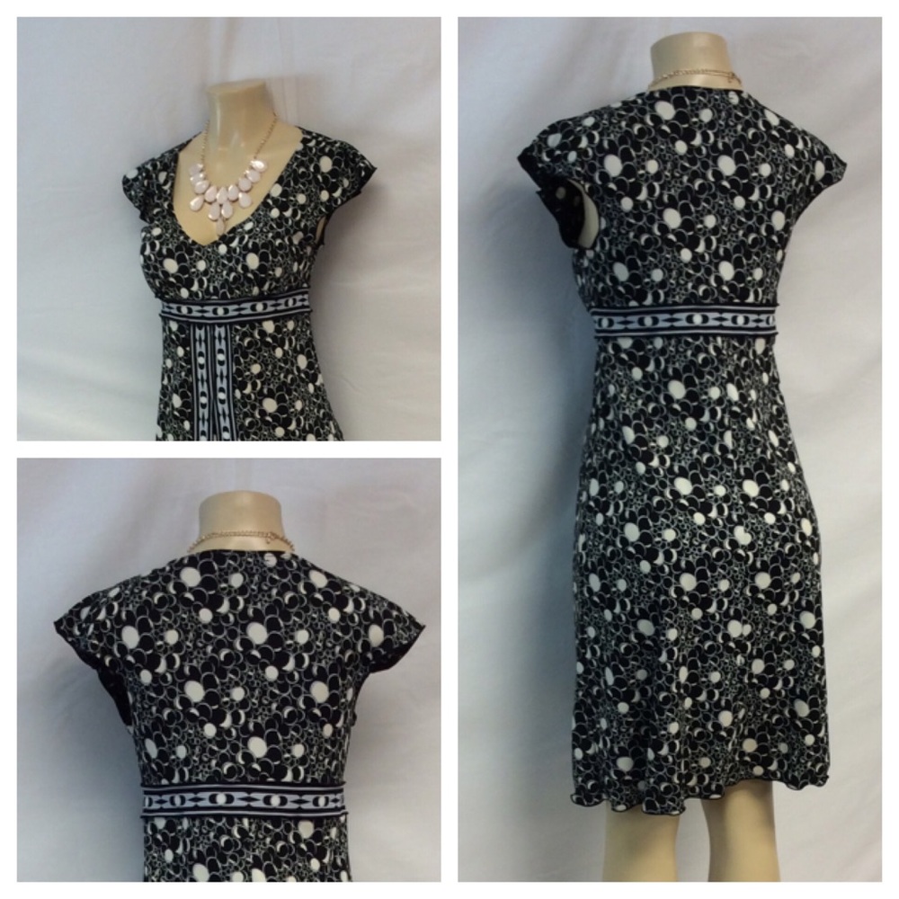 MAX EDITION ABSTRACT DESIGN DRESS - Picture 8 of 8