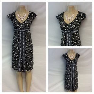 MAX EDITION ABSTRACT DESIGN DRESS