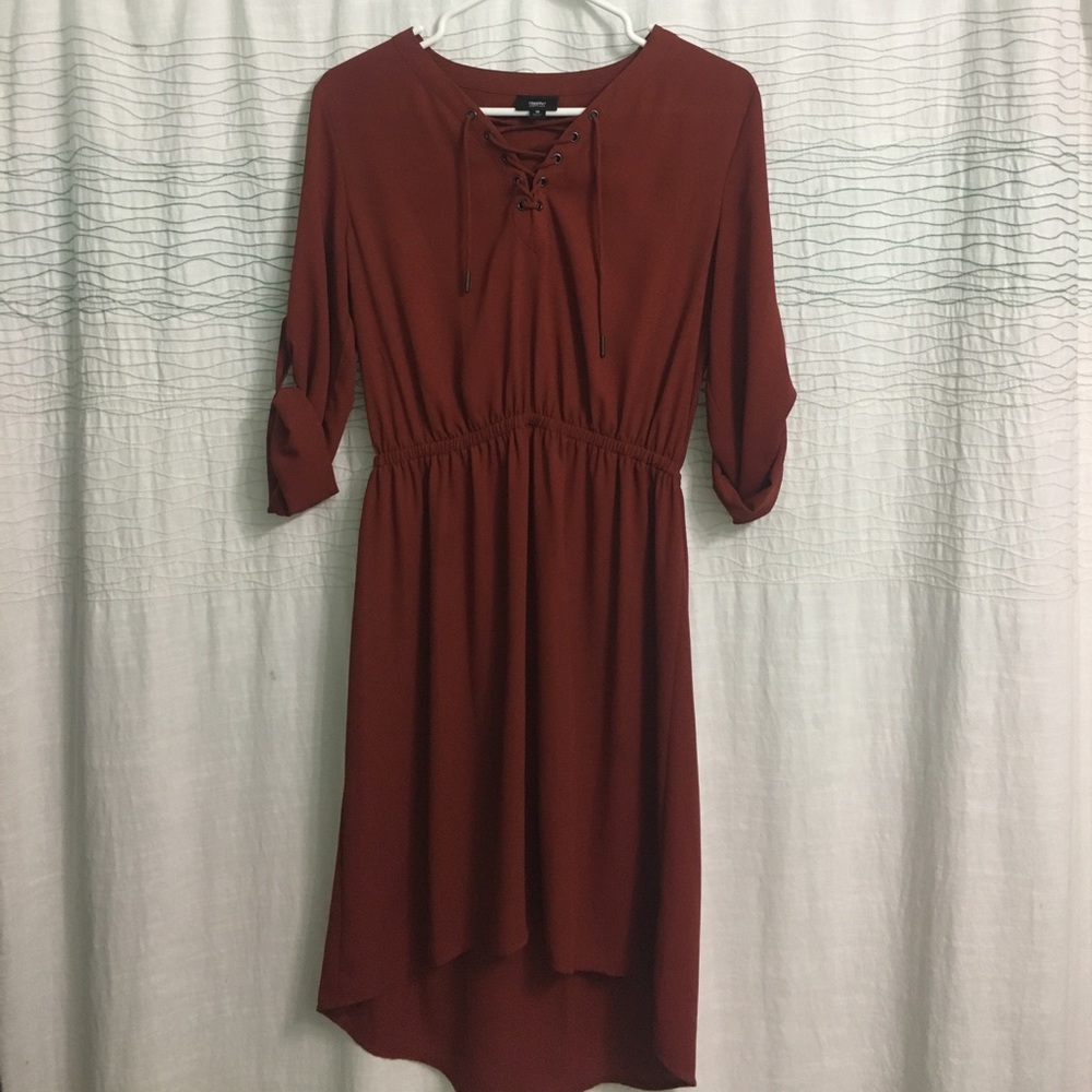 Mossimo red orange dress