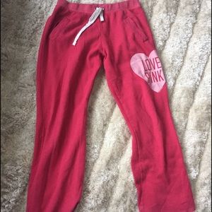 VS pink boyfriend sweatpants