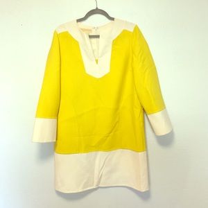 Michael Kors yellow shift dress with pockets
