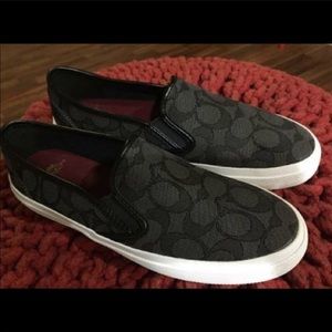 Coach Chrissy Outline Signature Canvas Sneakers