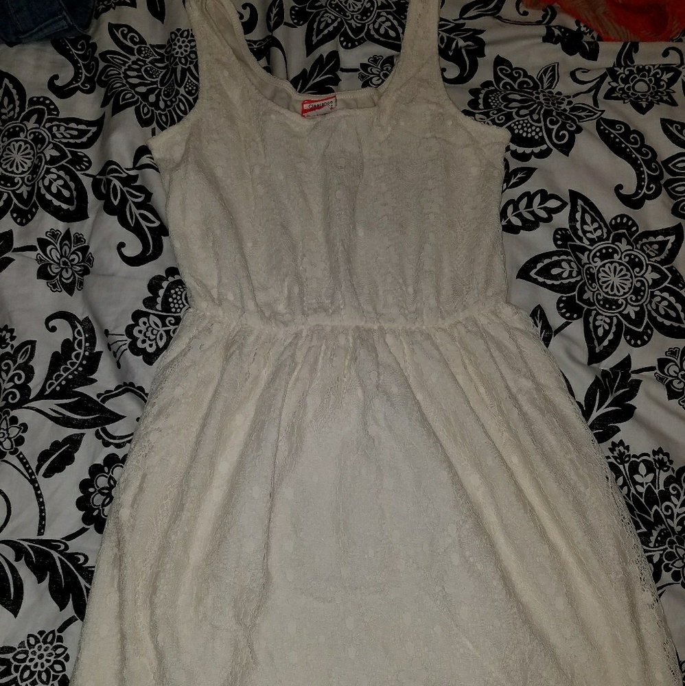NWOT Beige lace summer dress.