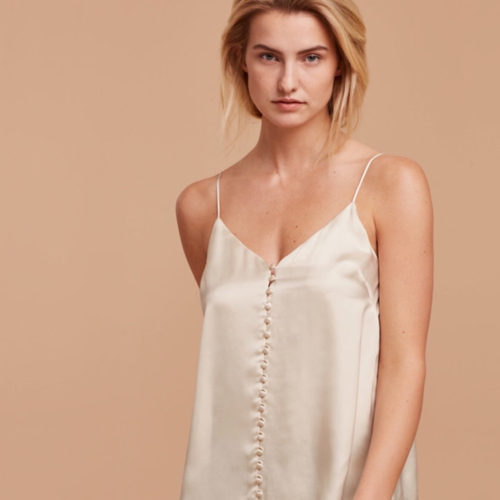 Aritzia Marquis Camisole in dove grey
