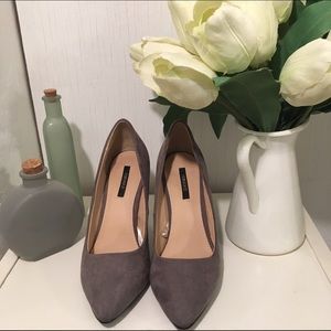 Forever 21 Faux/Vegan Suede Pumps