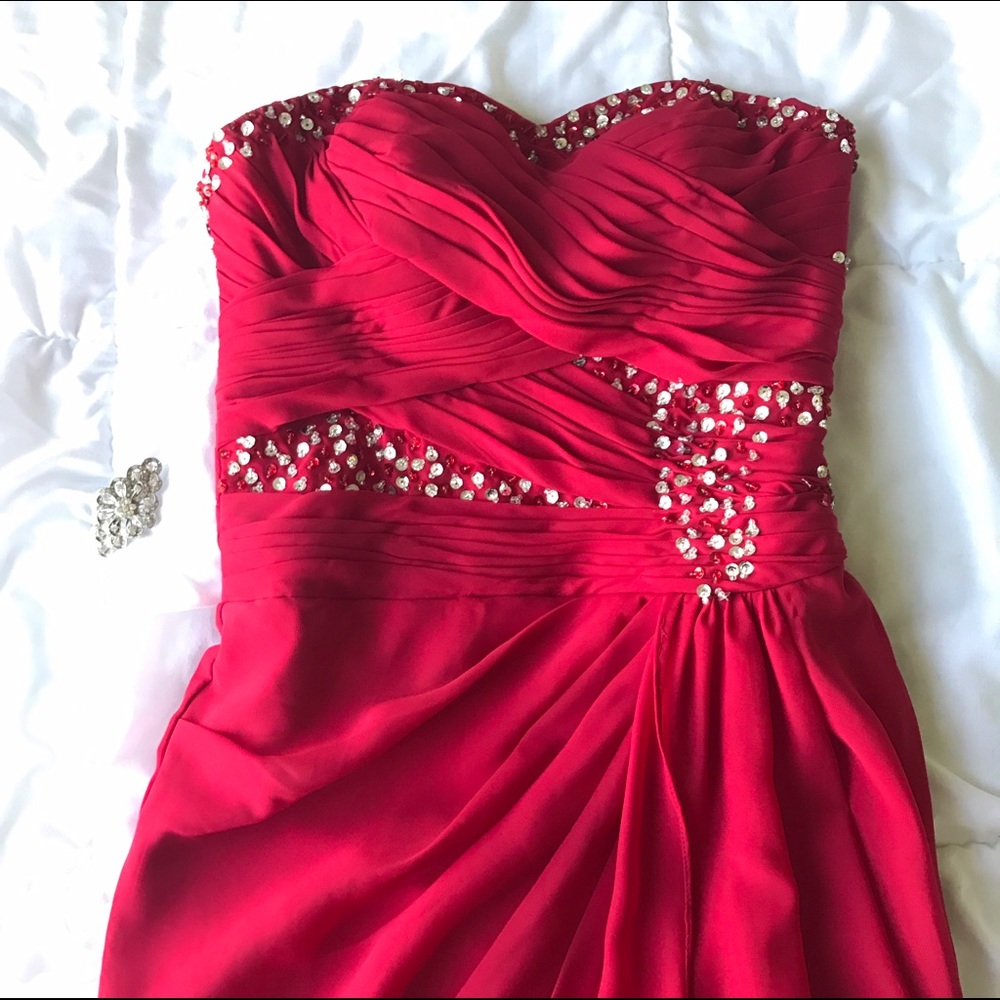 Red Prom Dress - Picture 3 of 6