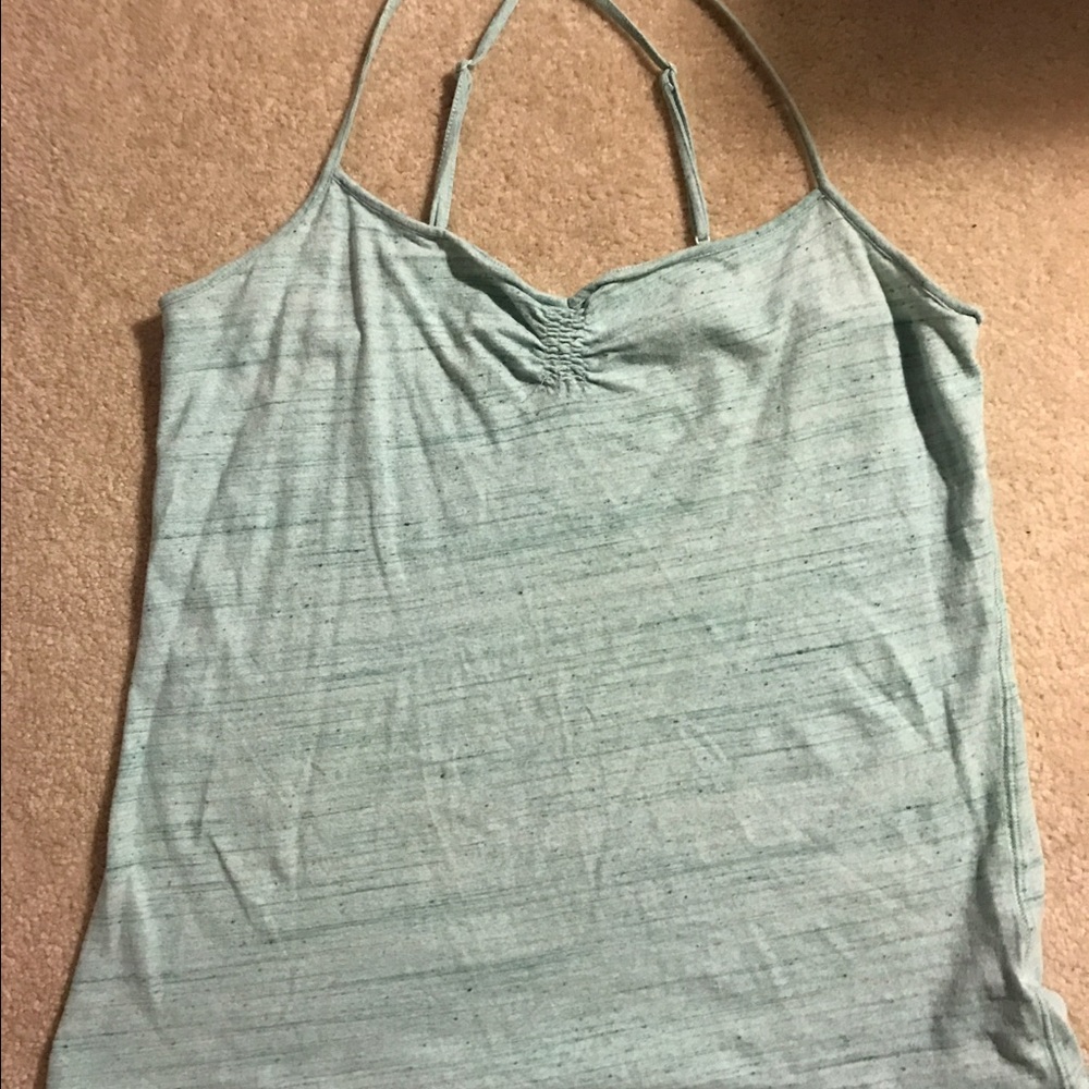 Mint green tank top