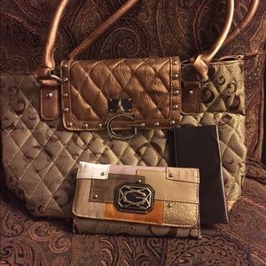 👛 Cute purse with wallet and checkbook cover 👛