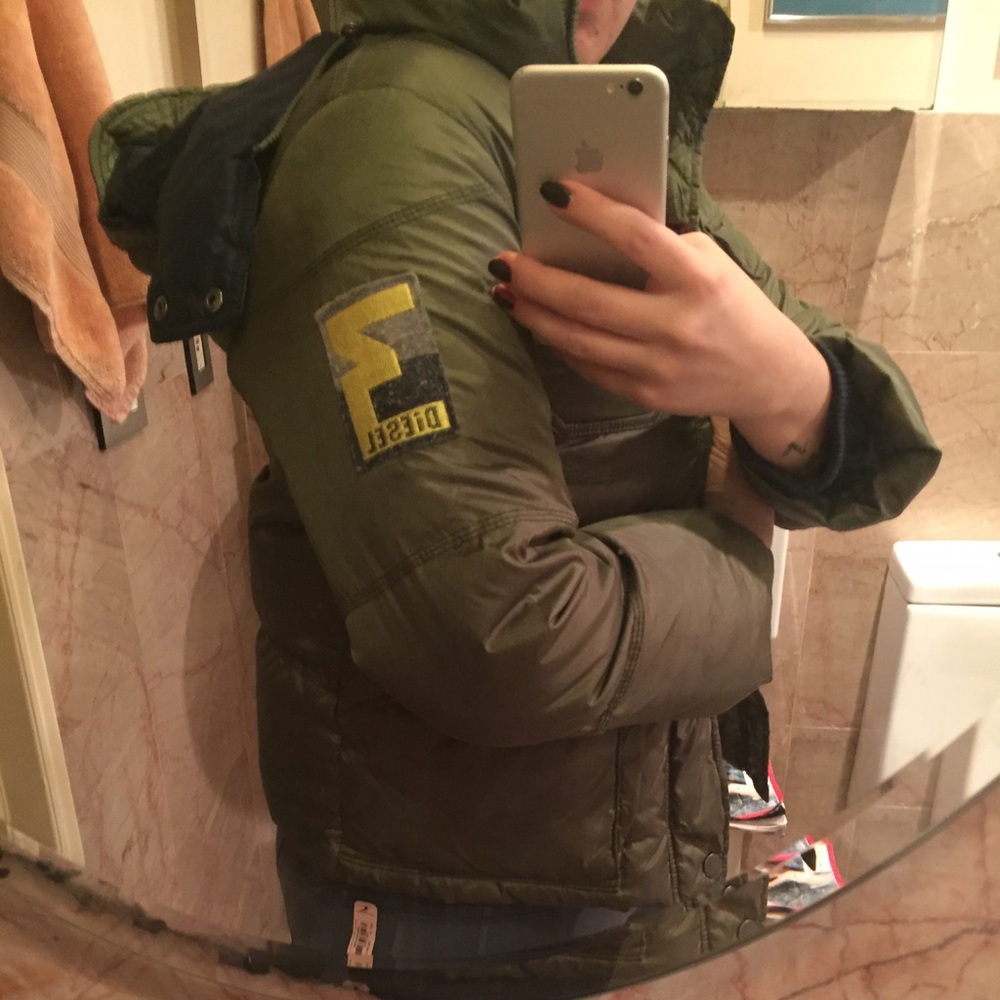 NWOT Diesel down jacket.