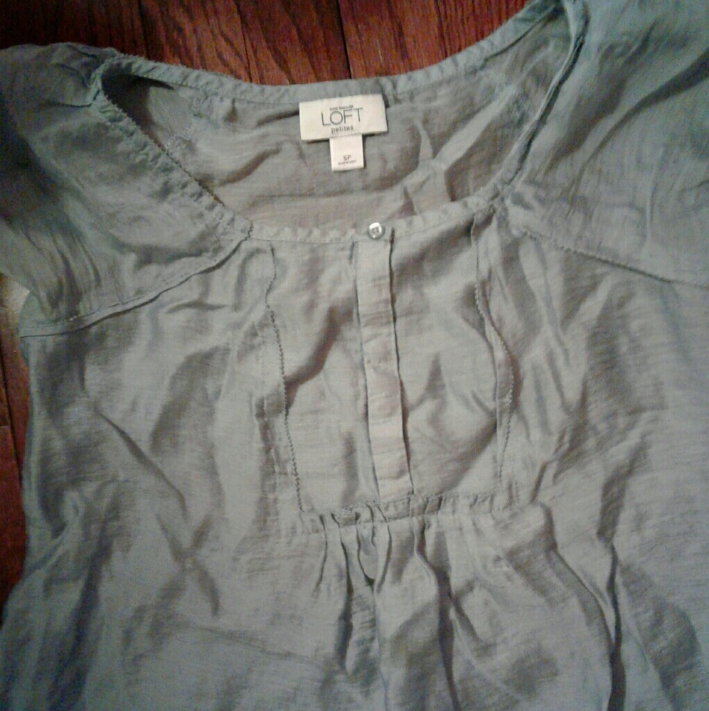 LOFT Sheer Top - Picture 2 of 3