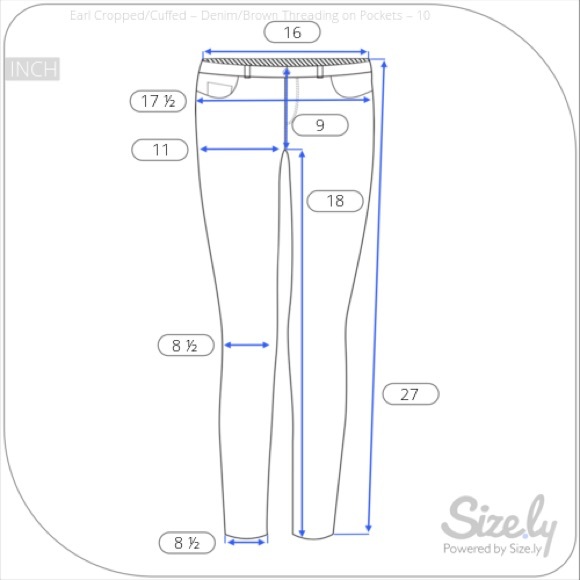 Earl Jeans Denim Capris - Picture 6 of 6