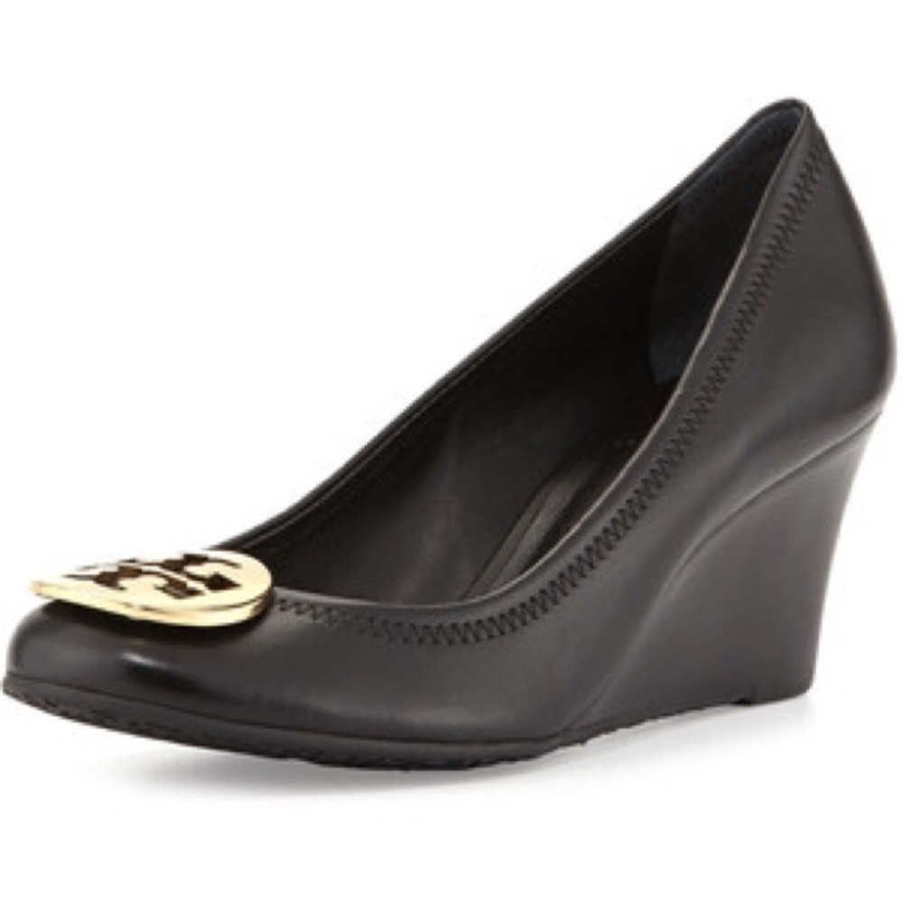 NEVER WORN- Tory Burch "Sally Wedge"- size 8
