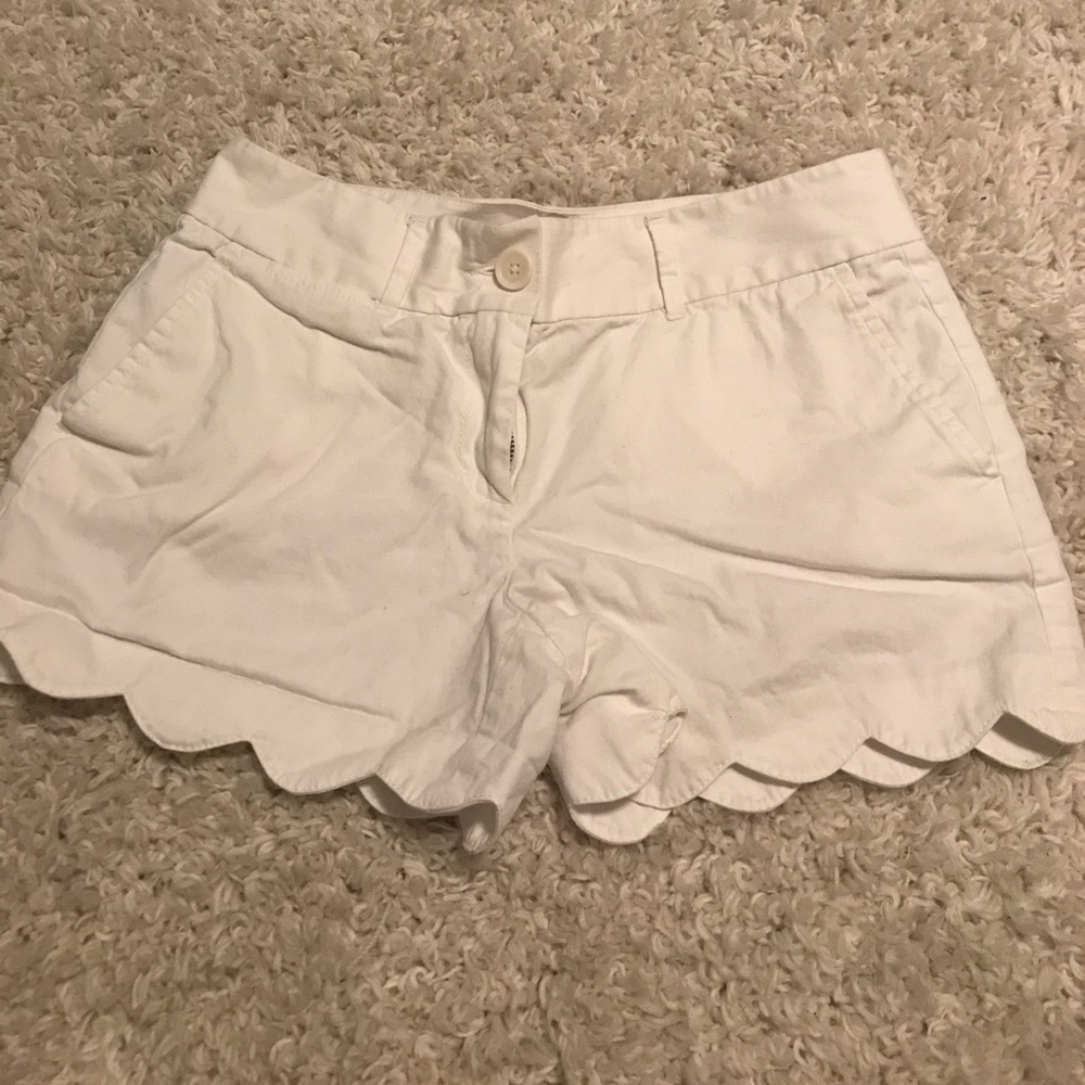 Ann Taylor Loft white shorts