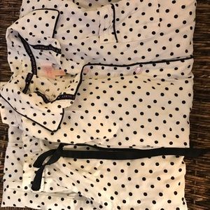 Victoria's Secret Polka Dot Pajama Set.