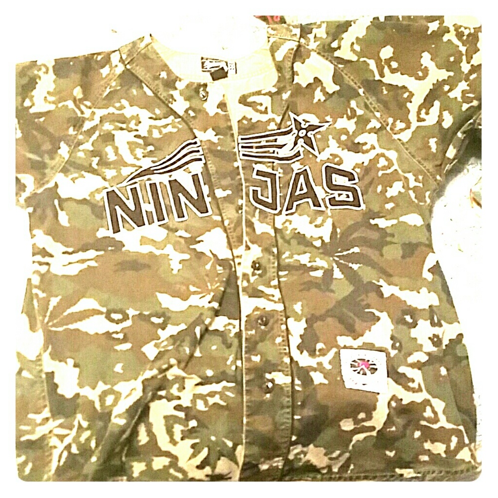Camouflage Baseball Jersey