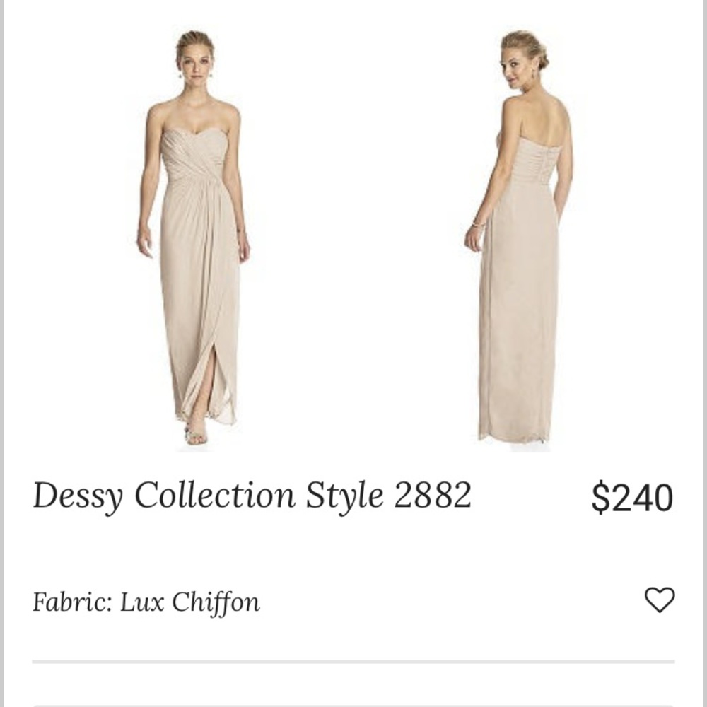 NWT Dessy Group Evening Gown