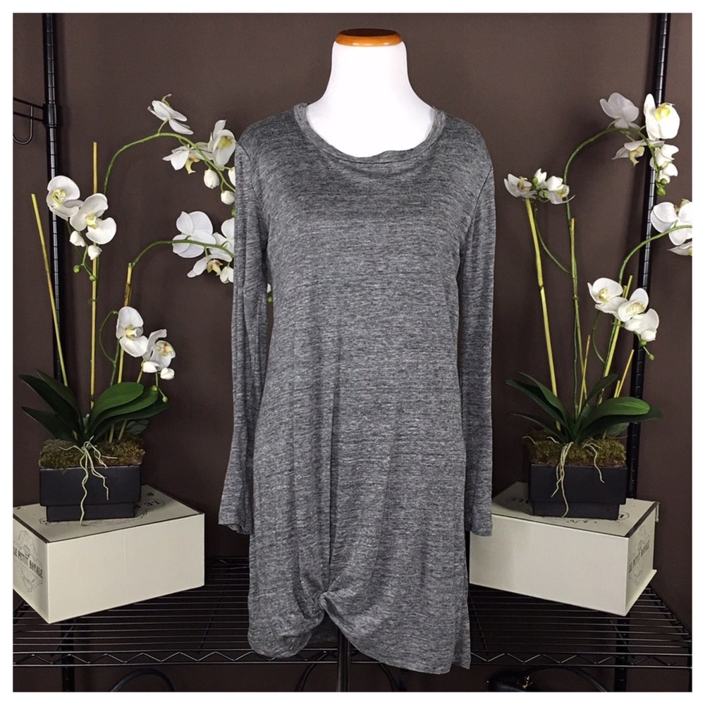 NWOT DOLAN LONG SLEEVE KNOT DRESS - Picture 2 of 8