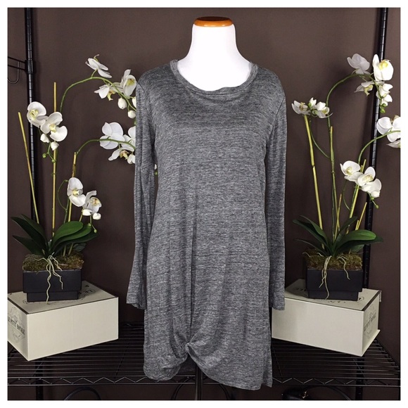 NWOT DOLAN LONG SLEEVE KNOT DRESS - Picture 2 of 8