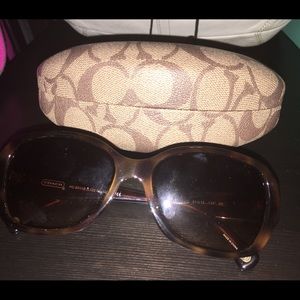 Coach Sunglasses with Crystal Detailing