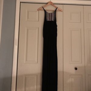 Black tribal maxi