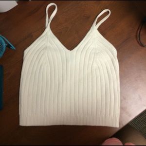 FLASH SALE! ⚡️White knit tank top