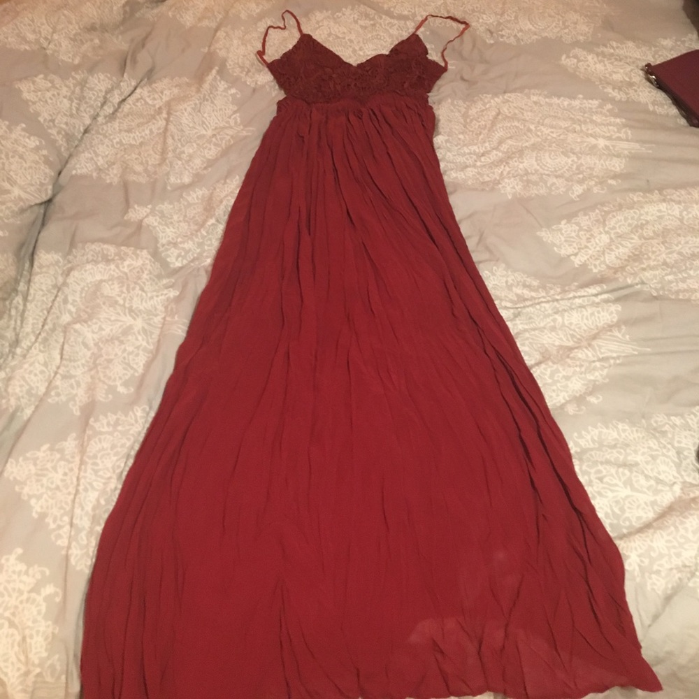 Wine colored blackness, midi dress.  NWOT