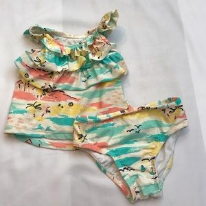 Carters retro 2 piece swimsuit.