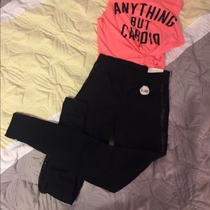 Pink leggings