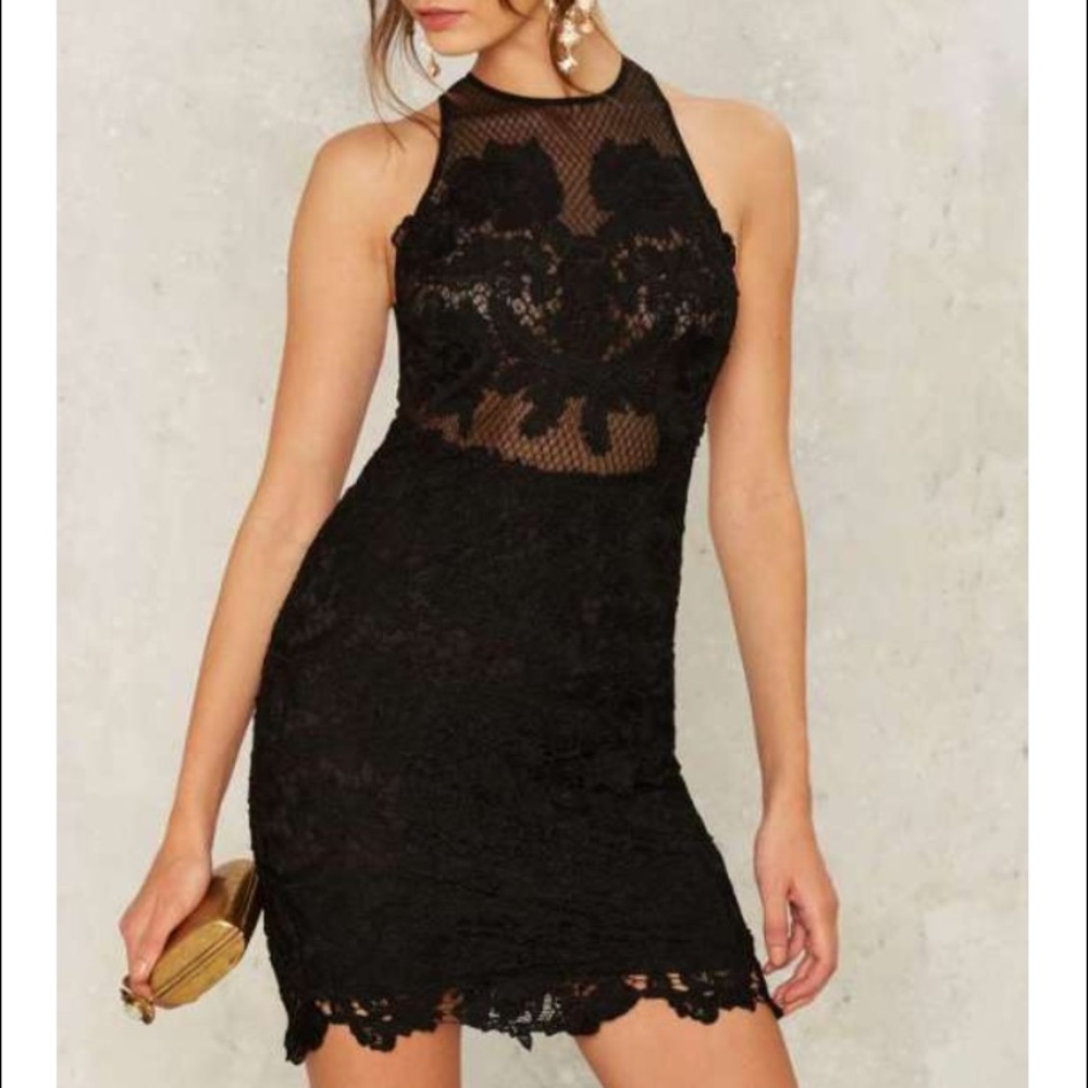 Nasty Gal Hit the Rose Dress