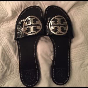 Tory Burch slip on sandals
